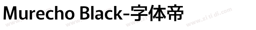 Murecho Black字体转换